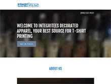 Tablet Screenshot of integritees.com